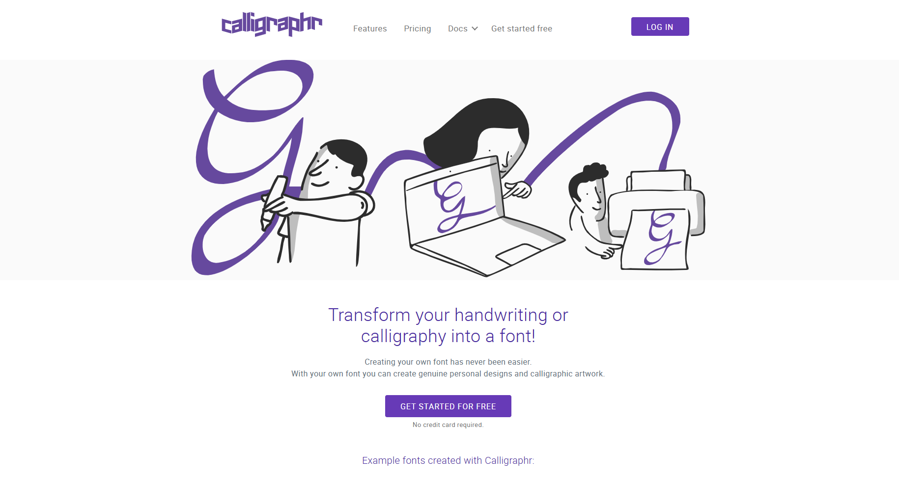 Calligraphr - Transform Handwriting into Custom Fonts