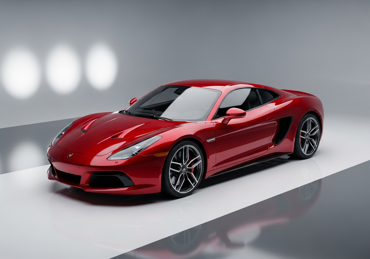 AI car color changer visualization showing multiple paint colors